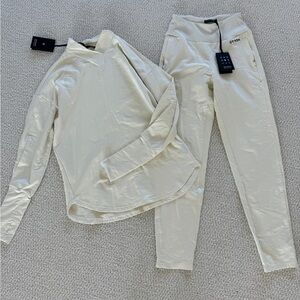 QYNDA Top & Pant. Great as activewear and loungewear. Top and bottom both Small.